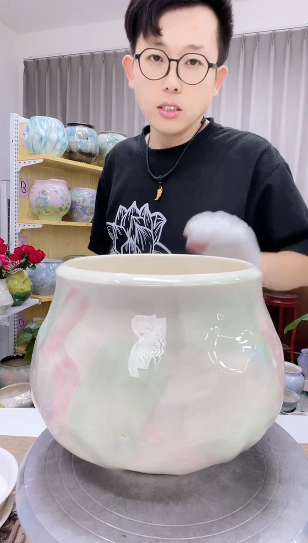 7-20直播间精选陶瓷花盆