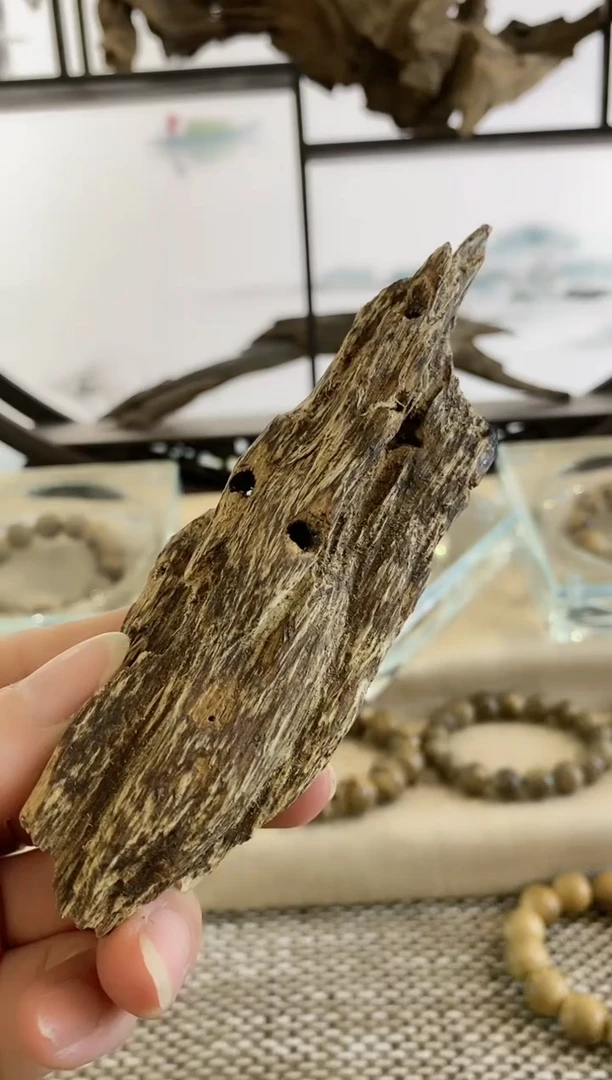 【闪购商品】沉香摆件海南虫蝼块料20.59克