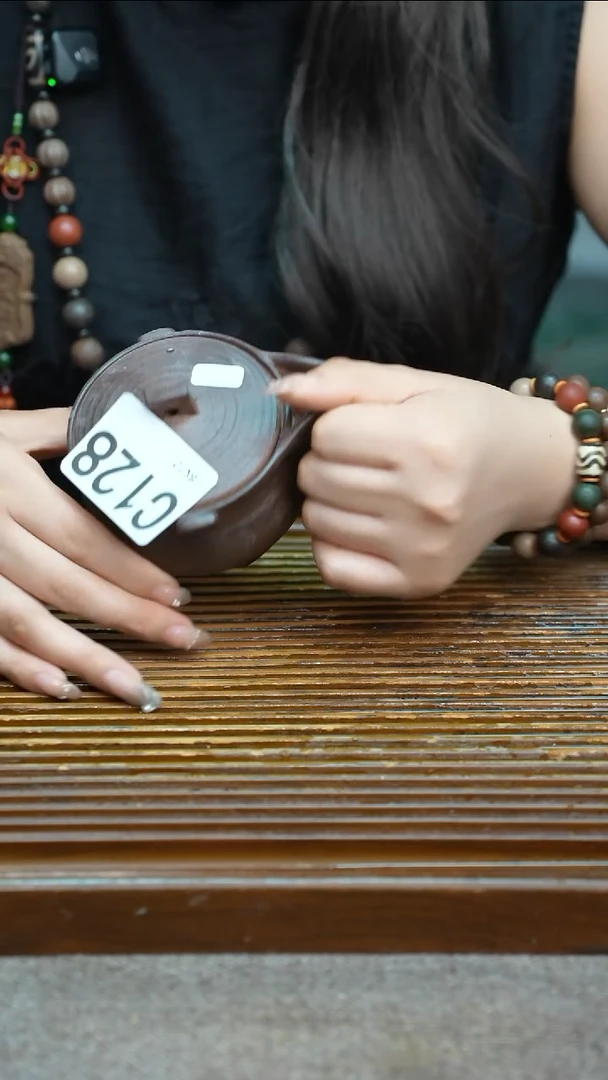 万古烧粗陶手工茶具-