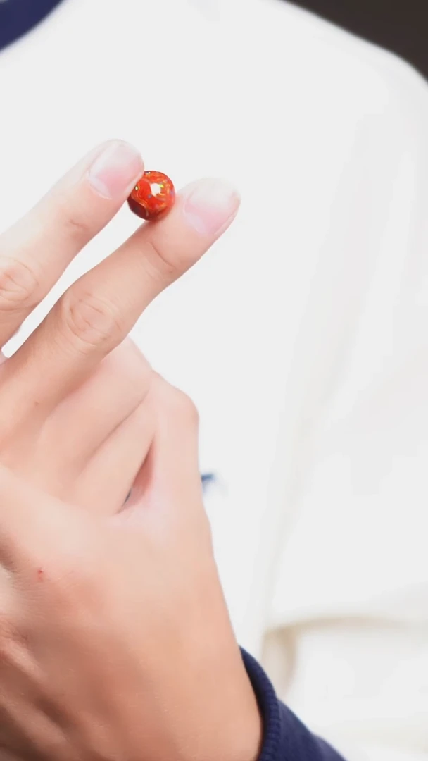 SG008 铜丝镶嵌八方来cai大漆单珠