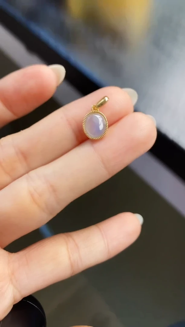 颈饰银S925镶嵌翡翠12