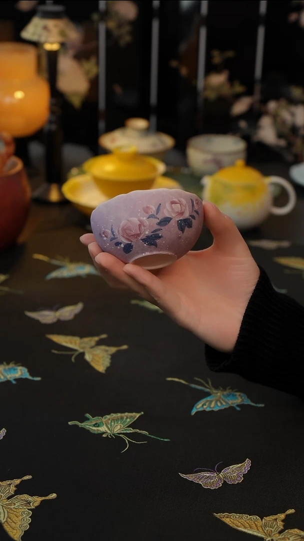 莫奈玫瑰   普洱杯