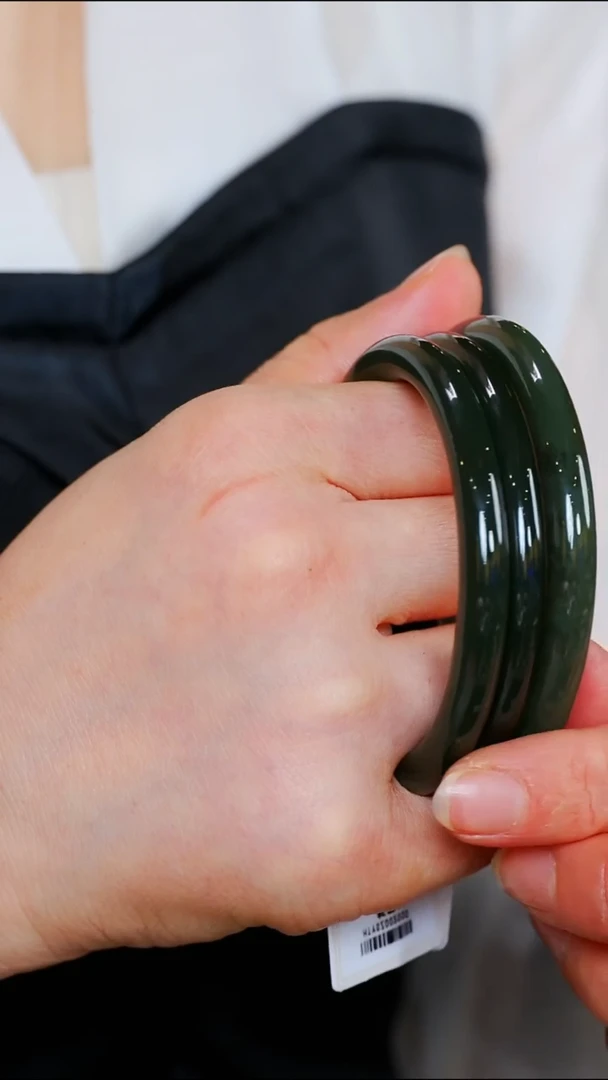 和田玉手镯未镶嵌84【】多样性发一圈口55-56