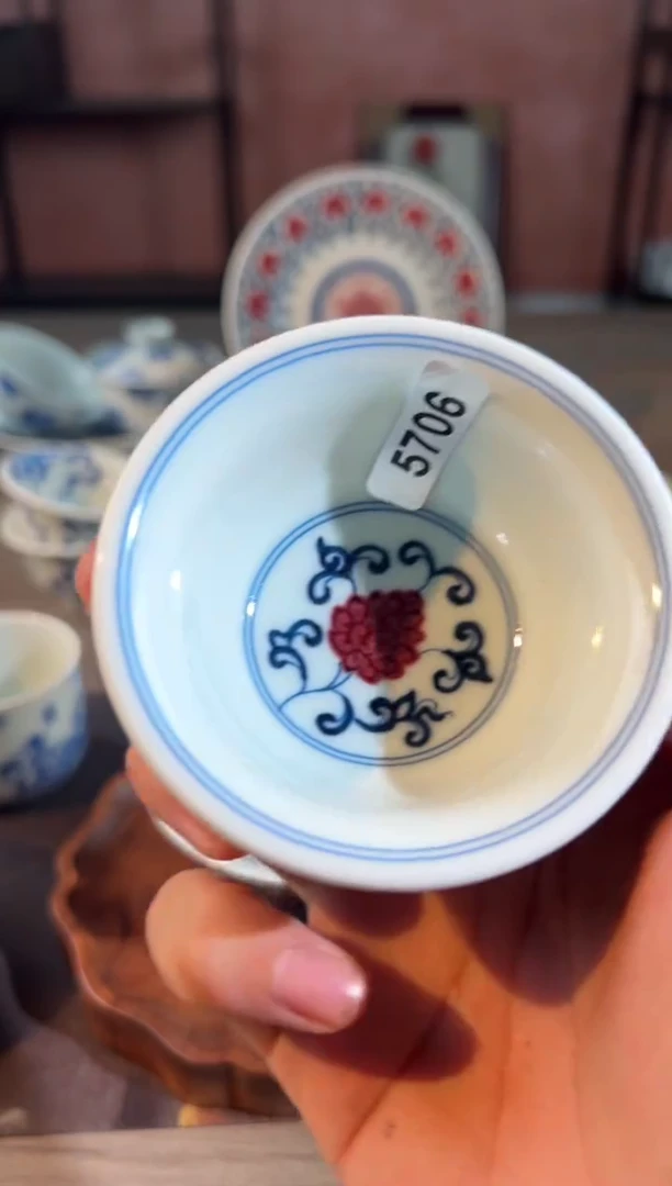 潘*君天禄言瓷手工手绘瓷器5706