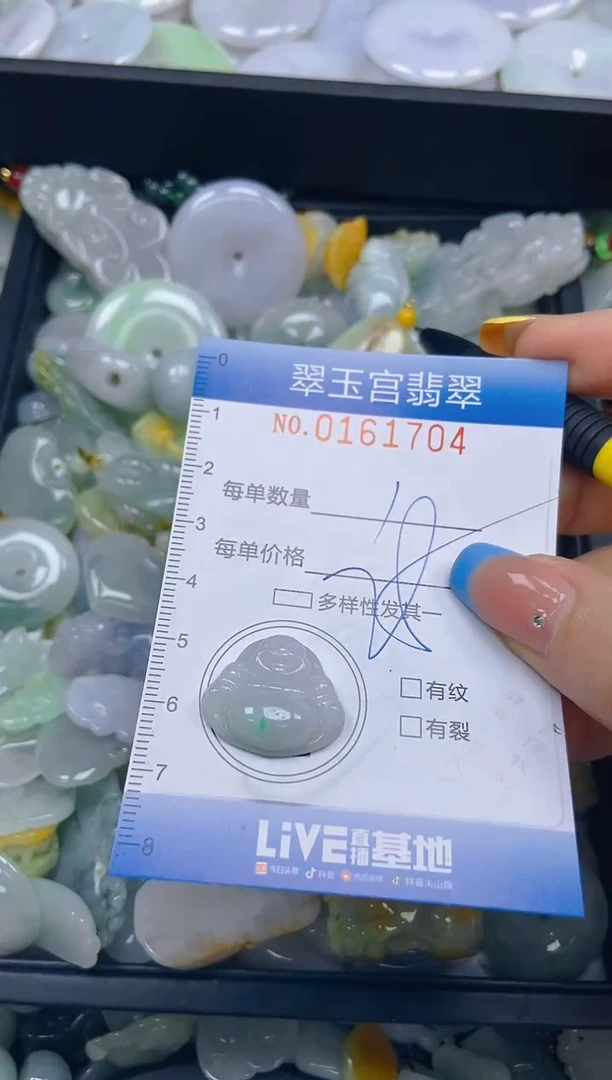 翡翠未镶嵌颈饰闪购0161704
