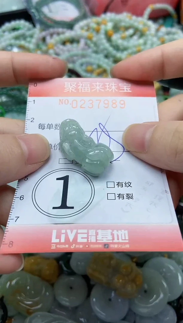 未镶嵌挂件翡翠闪购0237989