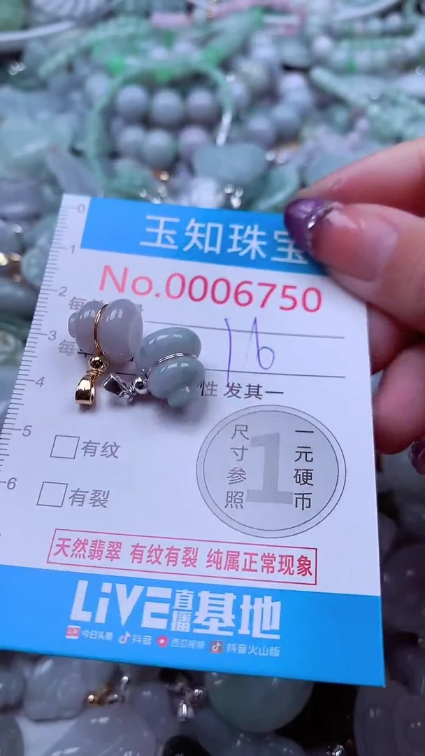翡翠未镶嵌吊坠(不含链)6750