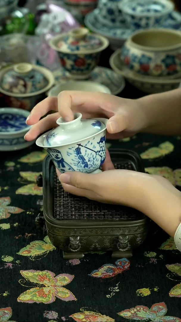 今天炸绝版茶具 蹲蹲更健康
