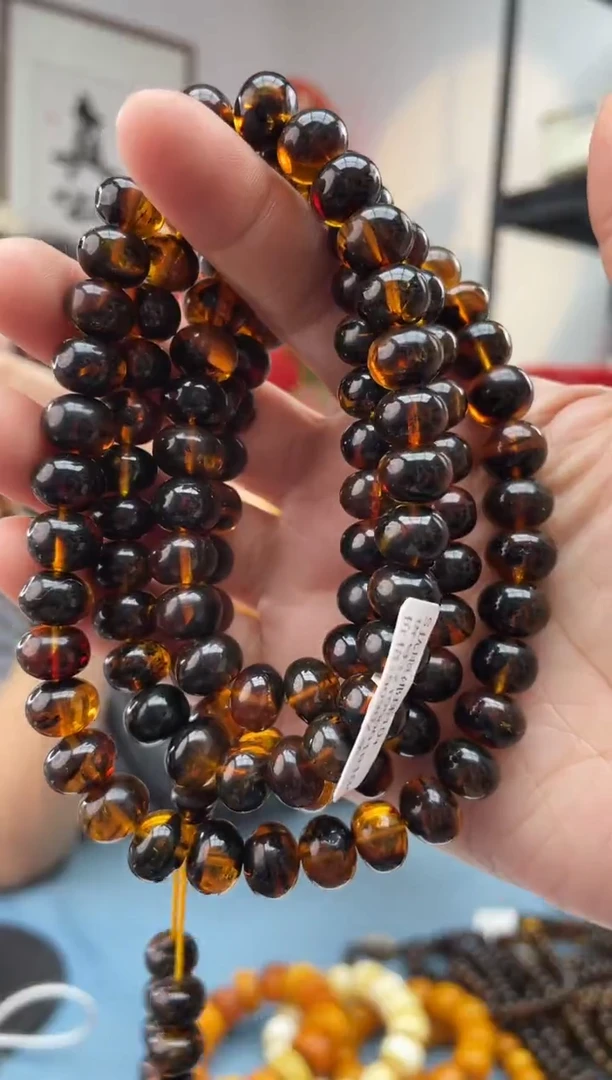 【闪购商品】琥珀珠宝奇石未镶嵌豆10发一件