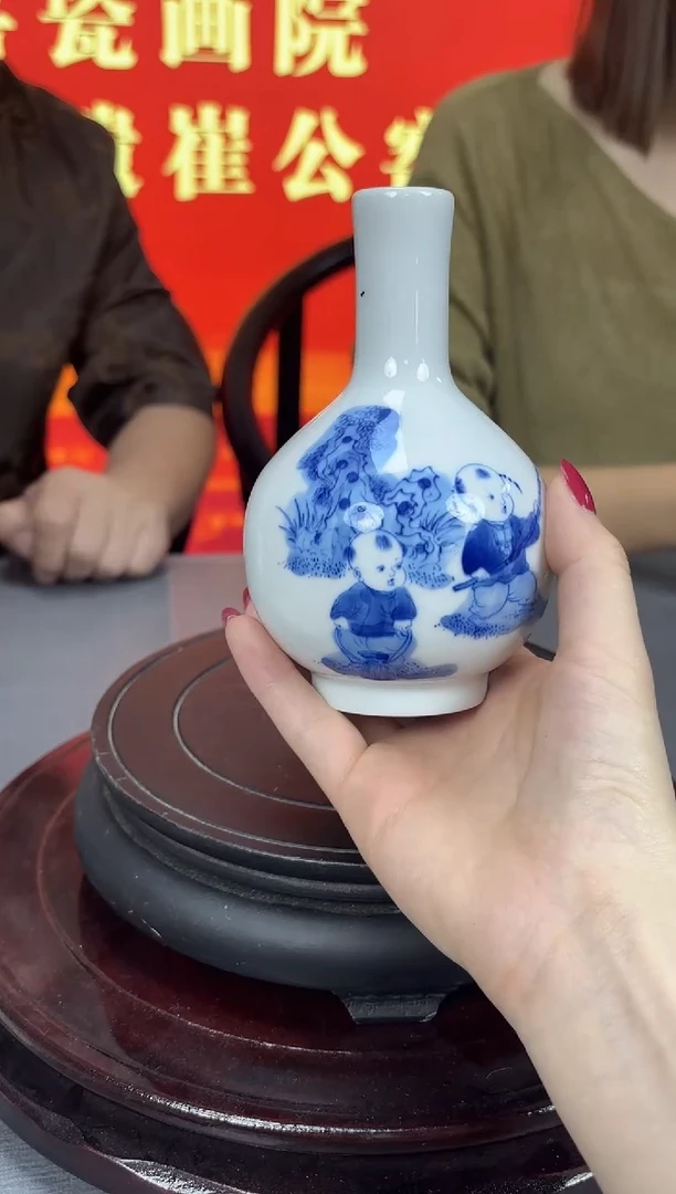 摆件瓷立方-官窑瓷画院专场10
