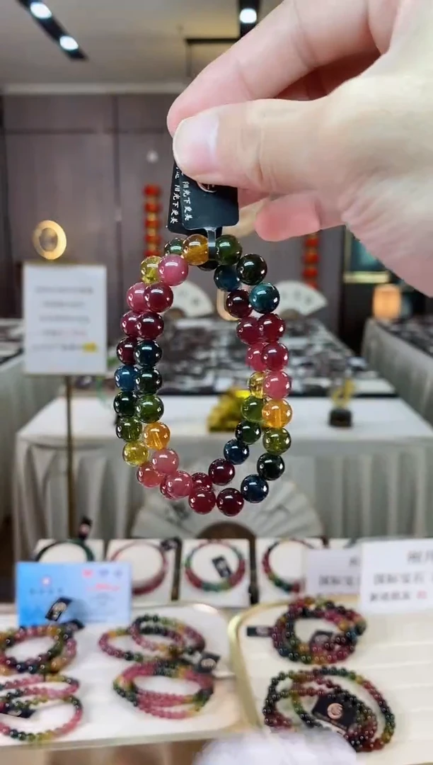 【闪购商品】碧玺单圈手串8mm+未镶嵌（多样性发一条）xion