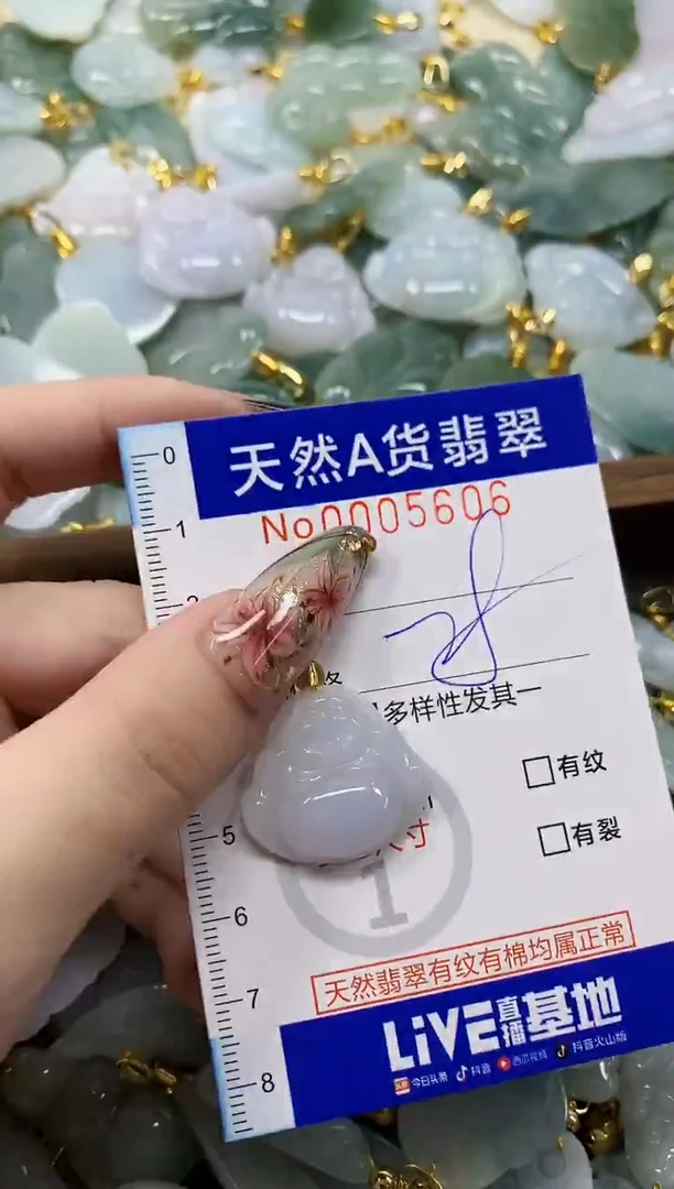 颈饰未镶嵌翡翠天然A货翡翠