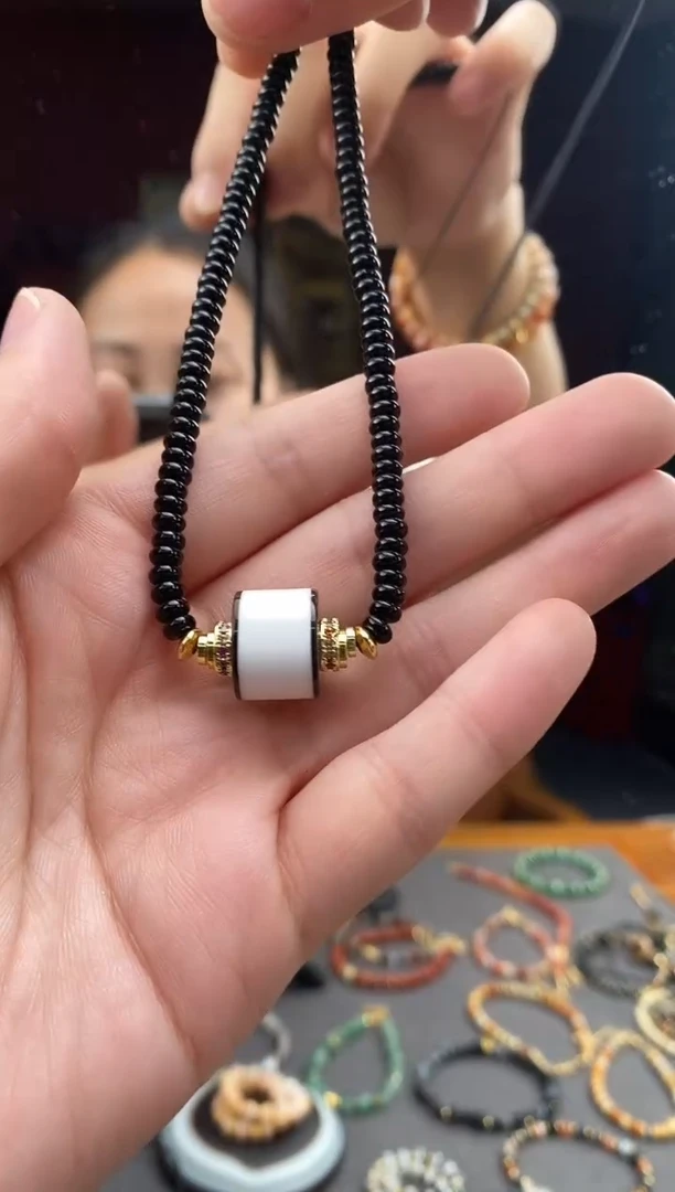 未镶嵌颈饰玛瑙/玉髓1030-91多样性发货