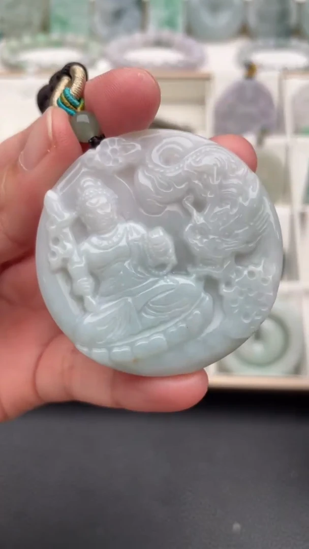 颈饰未镶嵌翡翠天然缅甸翡翠A货59