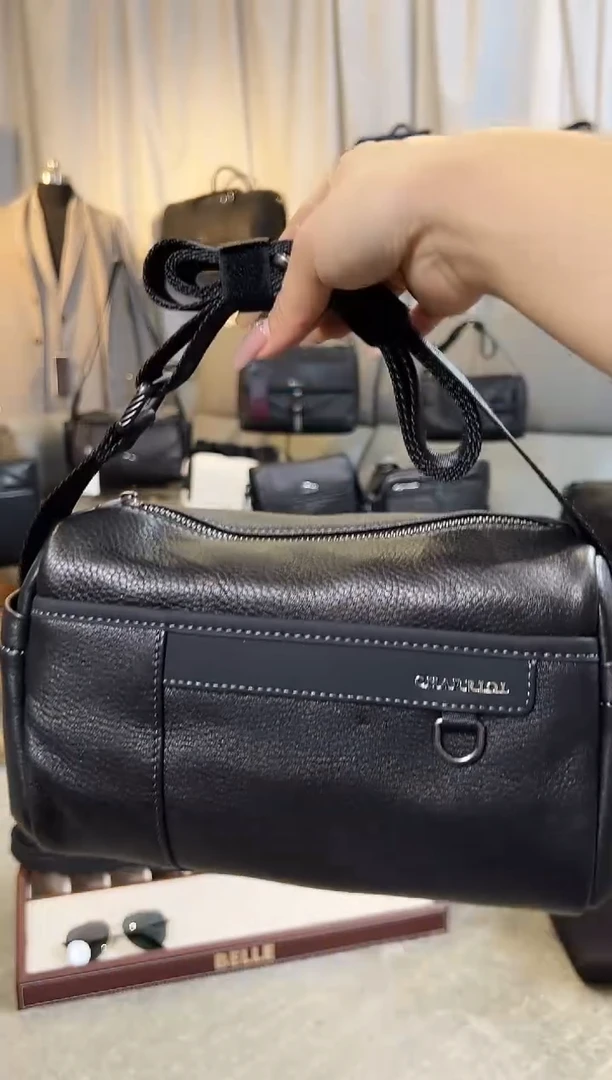 牛皮（革）韩爵绅士包包皮具820