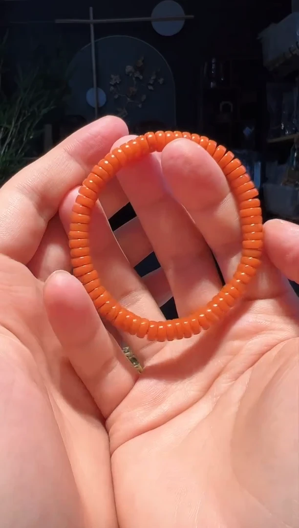 【闪购商品】南红玛瑙手串未镶嵌7+(柿1000)