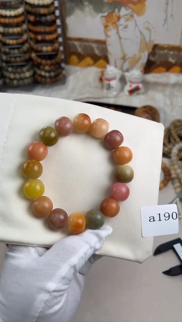 菩提根/象牙果手串a190卡16 干磨微瑕