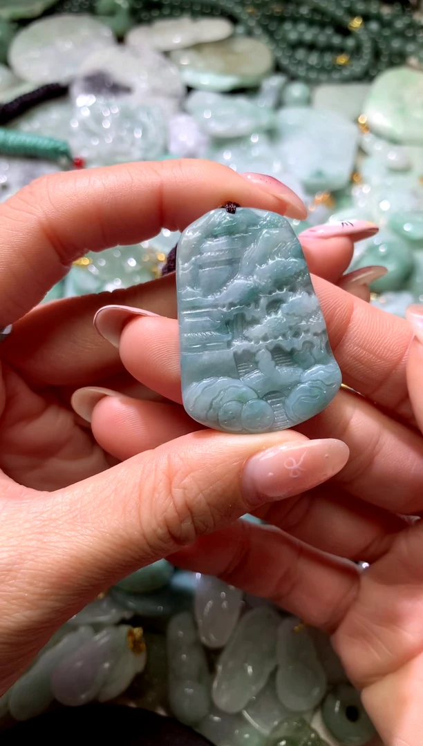 吊坠(不含链)未镶嵌翡翠1