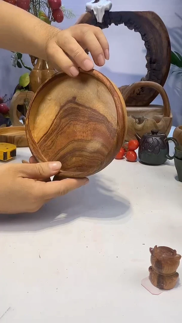 香樟木A3小圆盘干泡/尺寸17*4