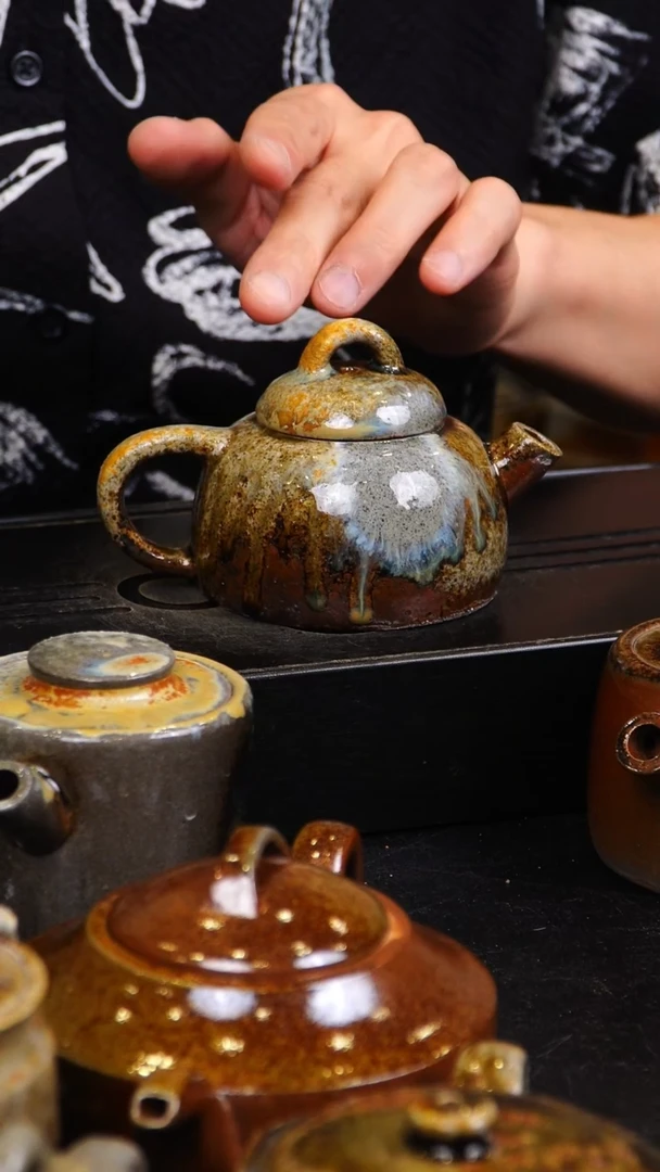 茶壶紫砂宜兴紫砂柴烧壶