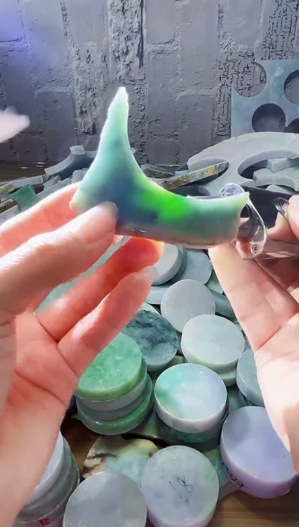 裸石翡翠天然翡翠A货 南 490