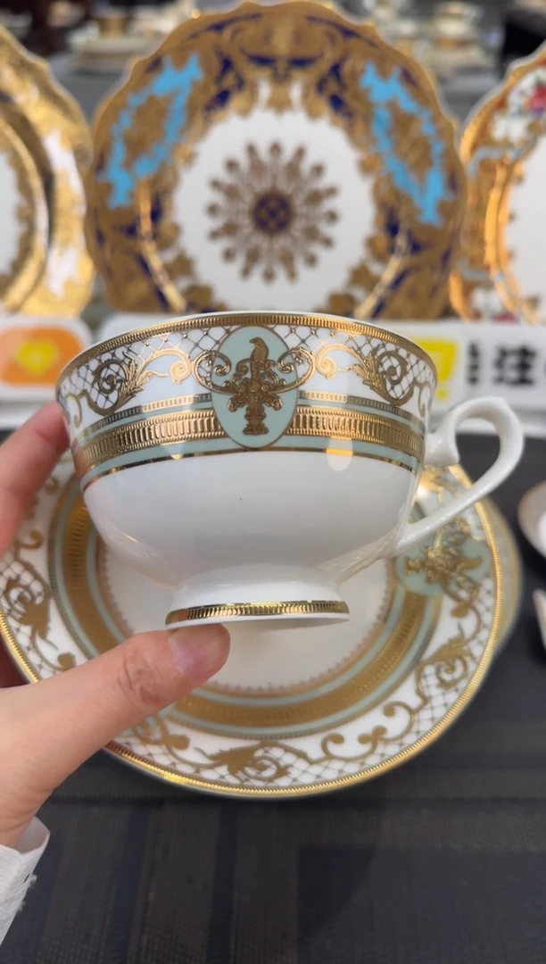 瓷片200毫升杯碟 福利款  2套