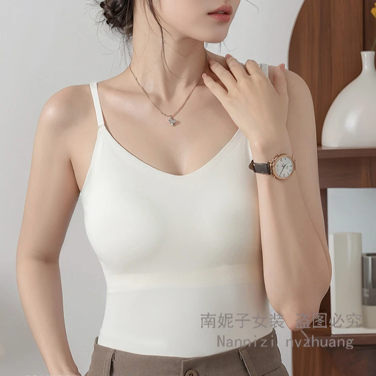 南妮子女装严选春季内搭小吊带美背性感时尚百搭ins雅致HJT6617