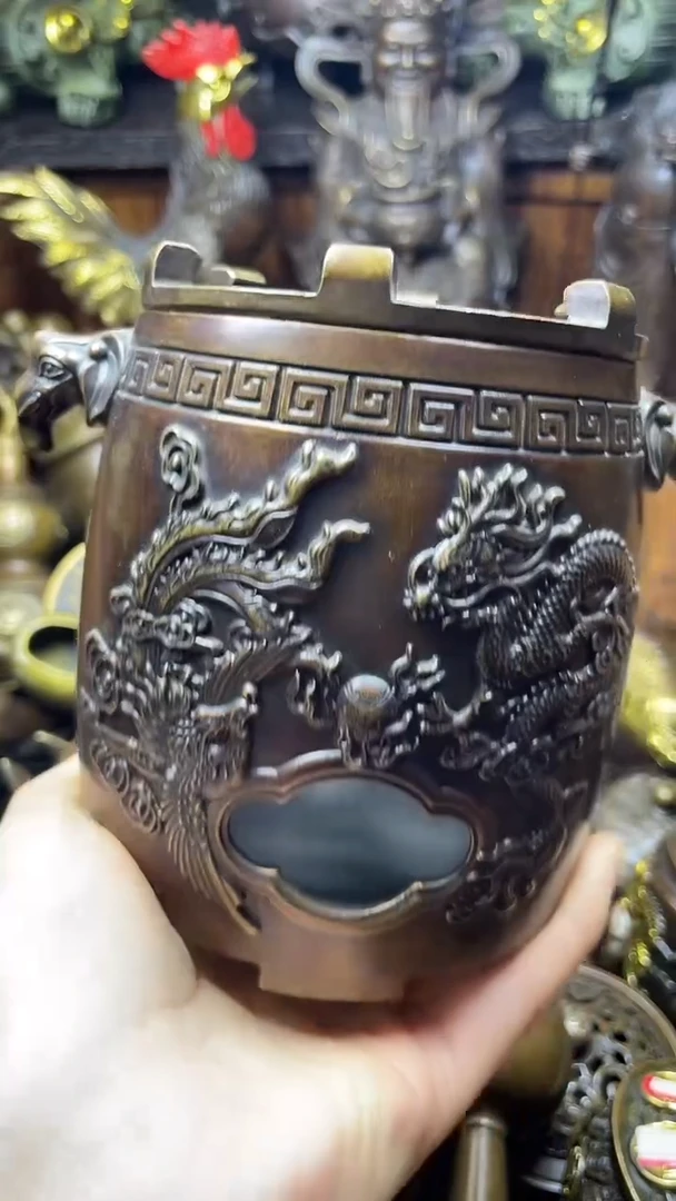 闪购链接，点击下单，有运费险，铜摆件