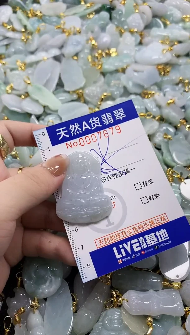 颈饰未镶嵌翡翠天然A货翡翠