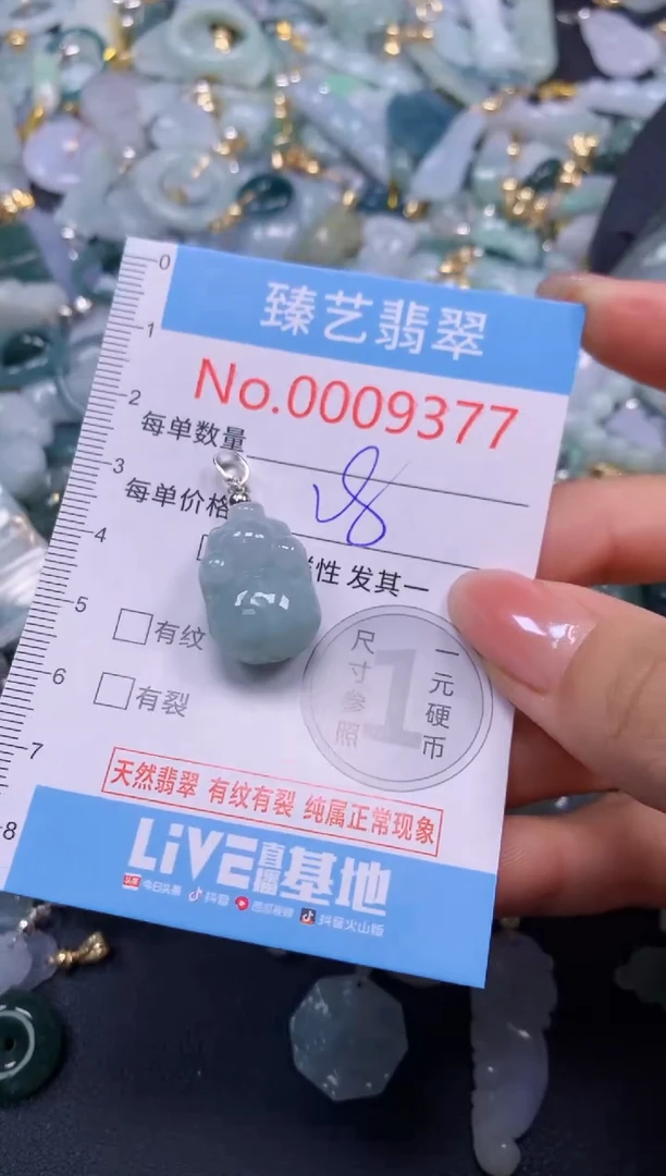 颈饰未镶嵌翡翠9377