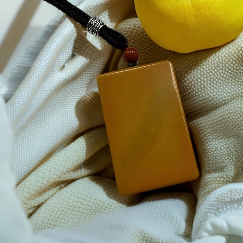 6699【臻尚玉品】锋哥宠粉王炸款黄沁平安无事牌/随机发一