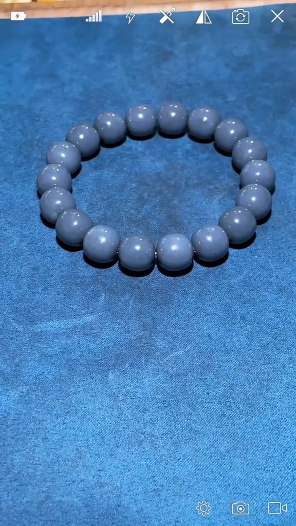 未镶嵌和田玉把件DQ 老型珠手串卡12