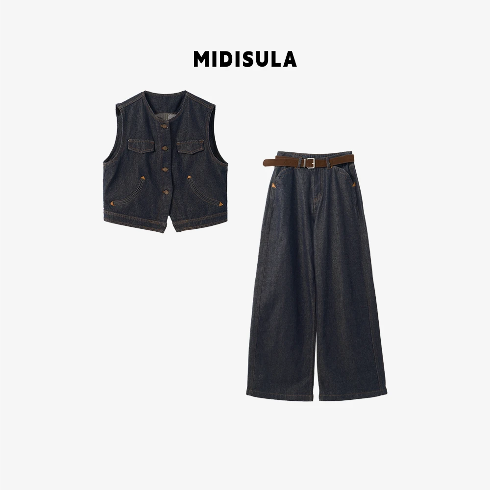 MDSL·欧货早秋新款港风时尚洋气简约减龄高级感套装#01839