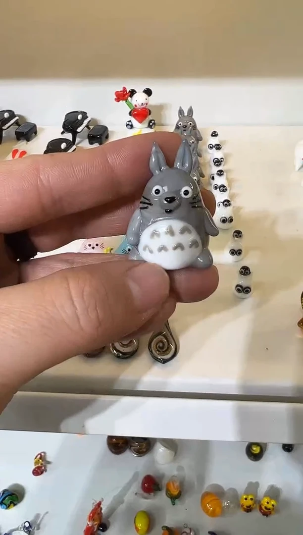手工艺品琉璃龙猫