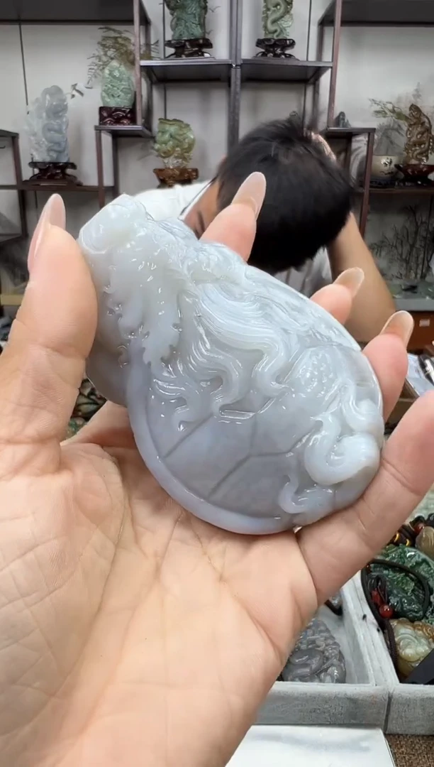 和田玉未镶嵌摆件1