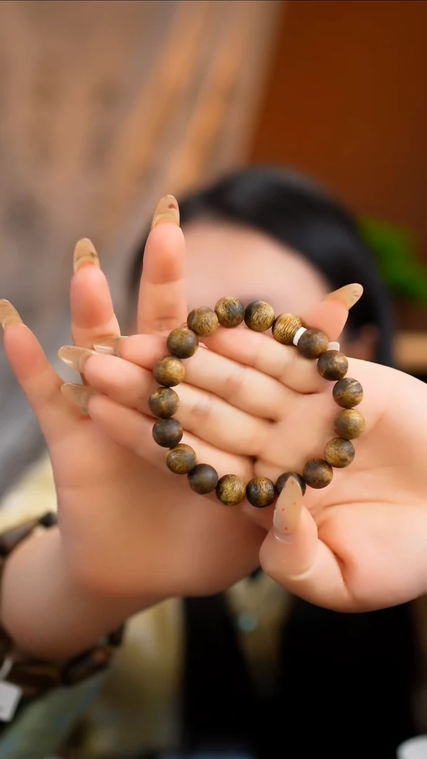 【闪购商品】沉香手串莞香女儿香圆珠单圈