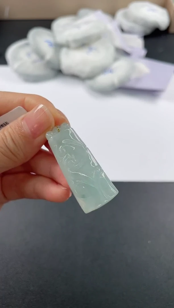 翡翠未镶嵌颈饰 6420 竹节