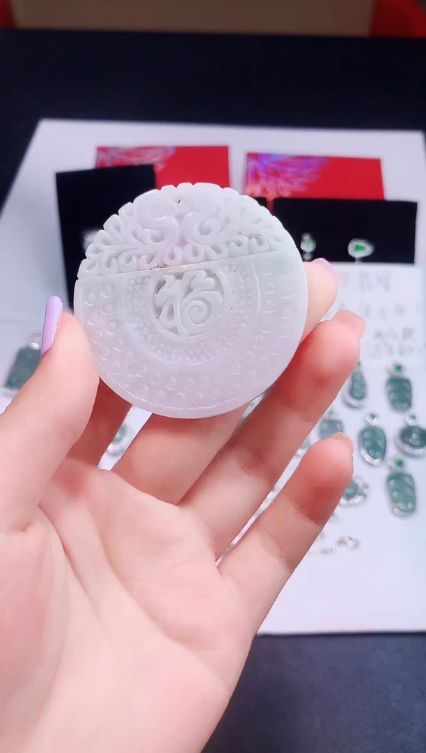 颈饰未镶嵌翡翠0芹0翡翠珠宝768