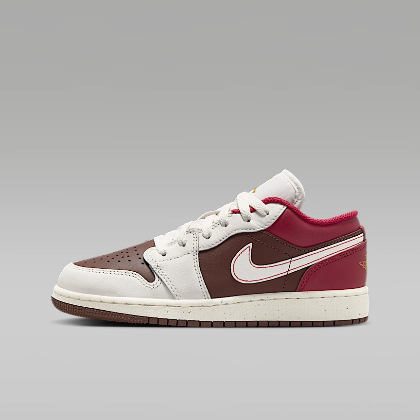 Nike/耐克【可自提】AJ1 LOW SE (BG)大童低帮休闲鞋IR7600-211