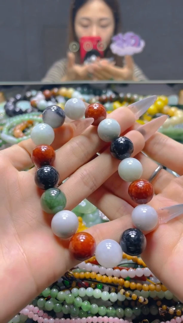 颈饰未镶嵌翡翠13MM