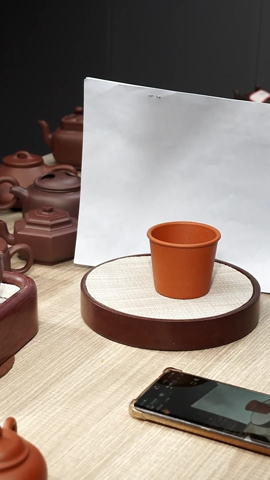 【闪购商品】紫砂茶杯红泥杯子100容量