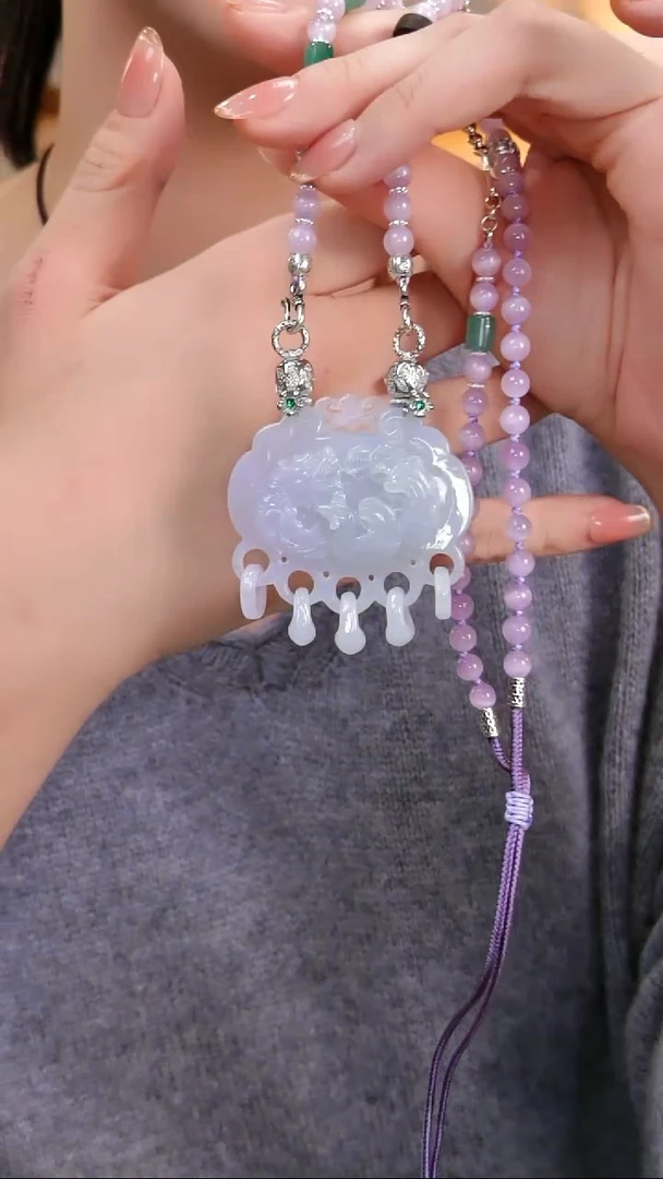 颈饰未镶嵌翡翠国风