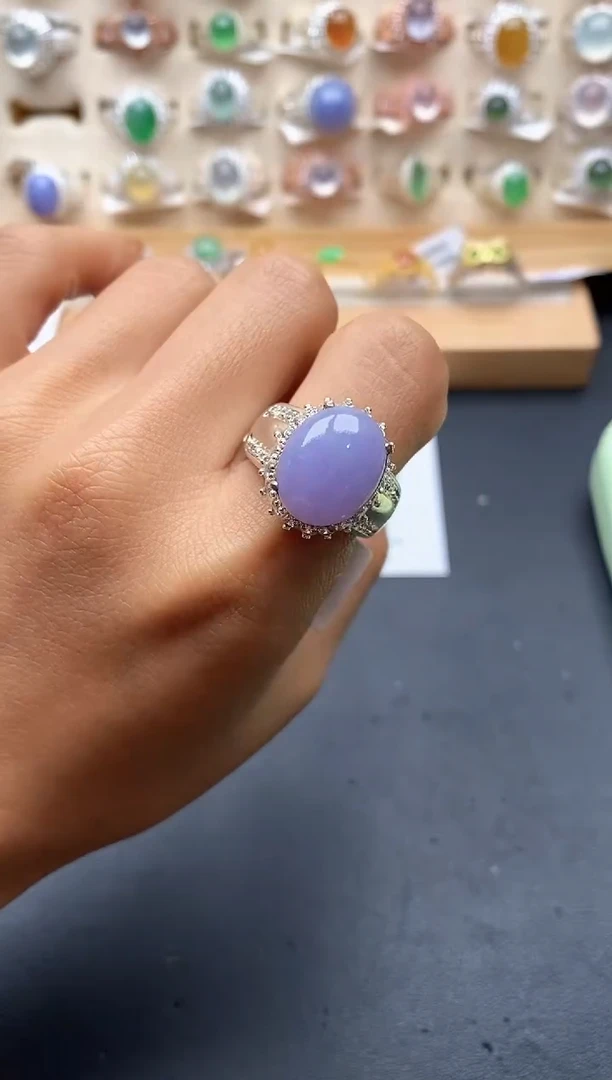 未镶嵌戒指翡翠缅甸天然A货翡翠2 1-