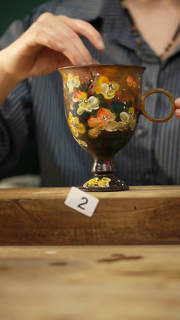 瓷片设计师手作款 油画风花卉系列！二期