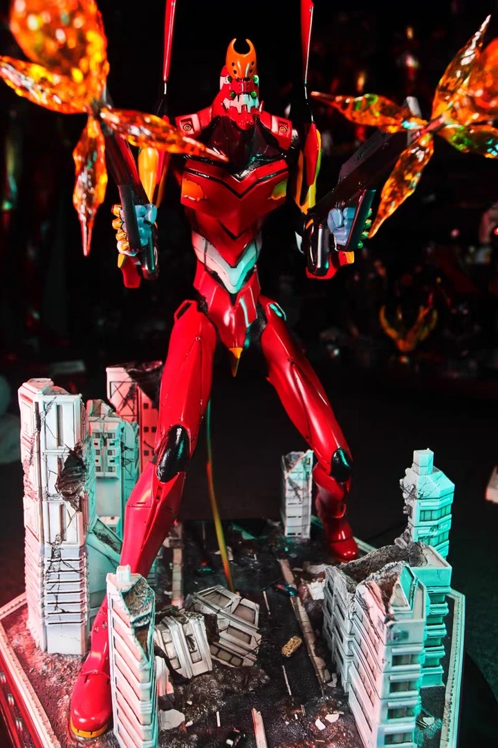 EVA新世纪福音战士二号机 73cm高 树脂材质  手办雕像模型