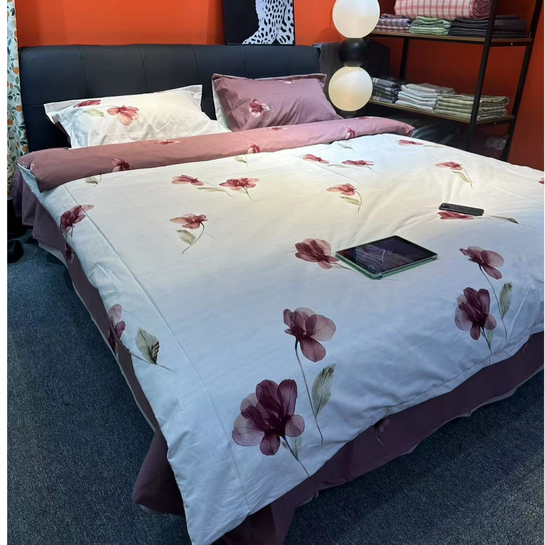 纯棉加密加厚陶瓷磨毛床单被套单件专属链接四件套