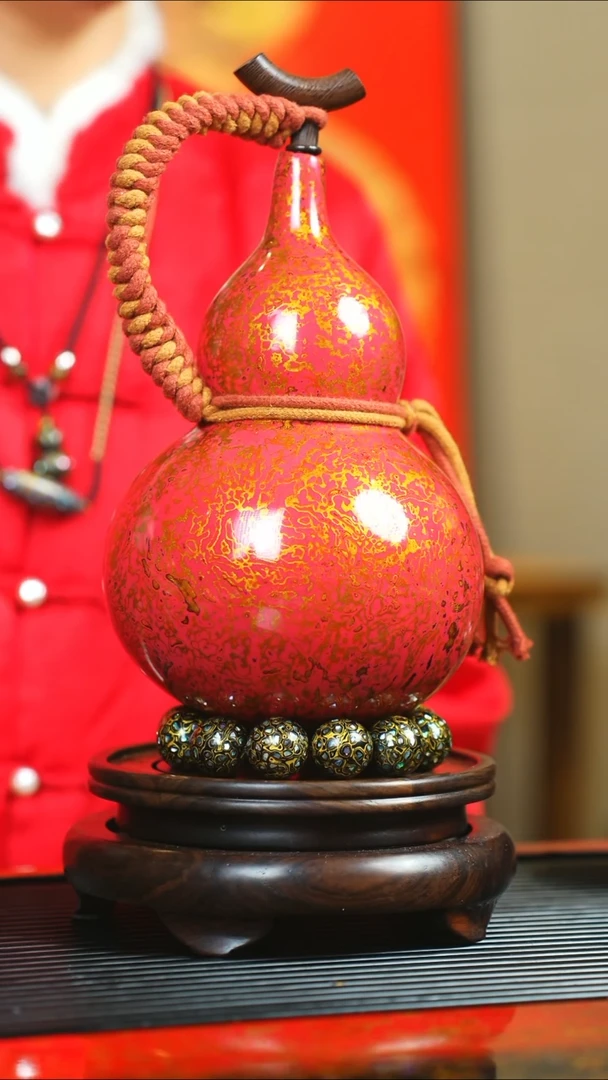 【闪购商品】JE109过年首选非遗大漆酒葫芦