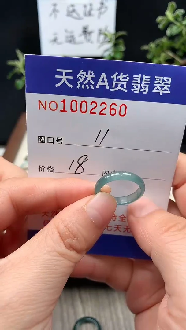 未镶嵌戒指翡翠11#