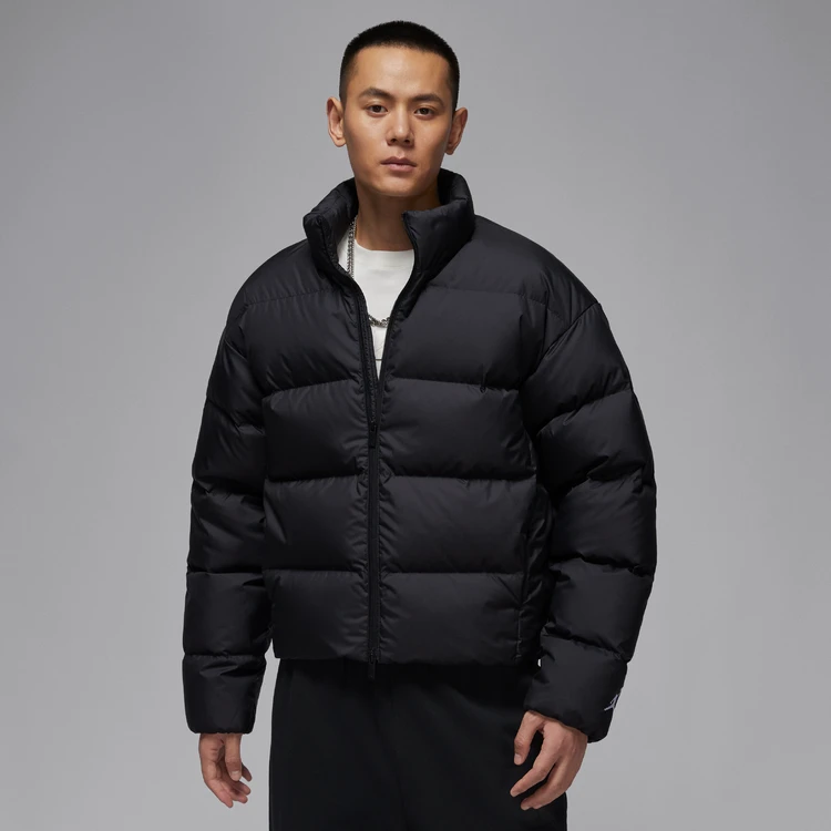 NIKE耐克 官方正品AJ男子黑色运动宽松休闲冬季羽绒服 IF4260-010