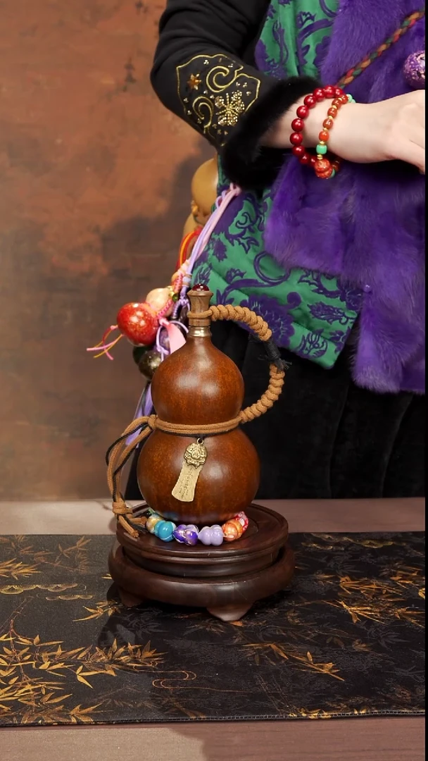 489--精品大漆酒葫芦-----78